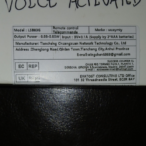 Universal Black Remote Control (Fire Stick, Smart TVs, & More - See Description - Picture 2 of 4